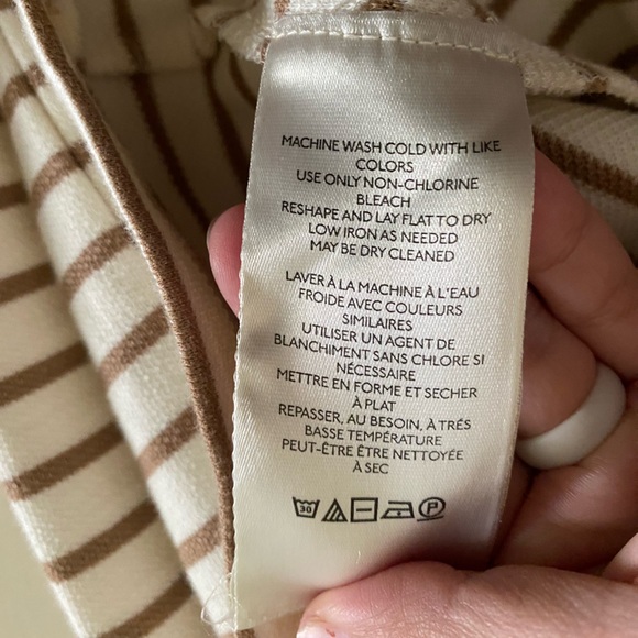 Maeve Slouchy Striped Long-Sleeve Tee - Picture 2 of 8